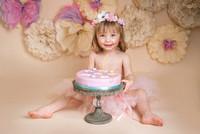 Bury St Edmunds, Cake smash photography, flower and butterfly cake smash. Suffolk and Essex photographer.
